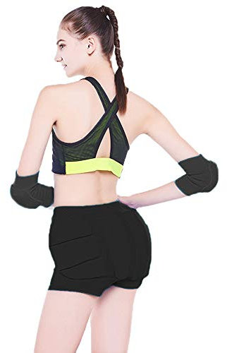 LIUHUO Eiskunstlauf-Shorts Hüftpolster Protektor gepolstert Jugendliche Erwachsene Guard Ski Roller Pads