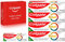 Colgate Total Original Toothpaste Multipack (4 x 75ml + 1 x 20ml), 24 hour antibacterial toothpaste, protects against cavities, contains fluoride and strengthens enamel