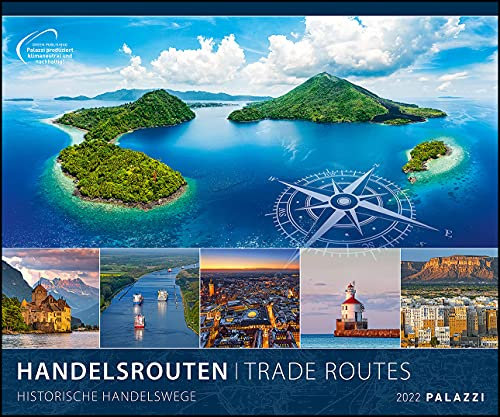 Handelsrouten 2022 - Bild-Kalender - Poster-Kalender - 60x50: Historische Handelswege