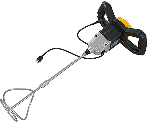 QEP 21700 120-Volt 2 Speed Power Mixer with Mixing Paddle for Thinset Grout and Mortar, Silver