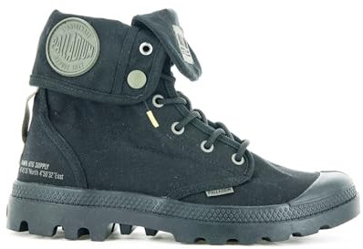 Palladium Pampa Baggy Supply, Stivali Sneaker Unisex - Adulto, Nero, 37 EU