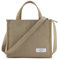 Kalidi Tragetasche für Damen, Cord, Crossbody-Tasche, lässig, mit Reißverschluss, modische Schultertasche, Hobo-Tasche mit Taschen, Khaki, Small