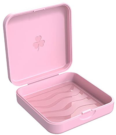 ARGOMAX Zahnspangendose Spangendose Dento Box Schienendose (auch für Aufbissschiene, Knirscherschiene) 1 Stück KFO Box (rosa).