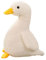 BYNYXI 40cm Stofftier Ente, Plüsch Ente Kuscheltier Große Ente Gelb Weiß Sitzende Ente Kissen Puppe Weiches Umarmungskissen Ente Plüschtier Cartoon Ente Ostern Dekokissen Spielzeug Kinder Geschenke