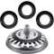 Junta de Goma para cestas de colador, Junta de Goma Tapon Fregadero Cocina, Ø Exterior de 54 mm, Ø Interior de 32 mm, 4,6 mm de Espesor, empaque de Repuesto?3 Piezas.
