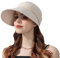 MAKFORT Sonnenhut Damen Faltbar Sommerhut Damen Breite Krempe Sonnenmütze Frauen Hut Outdoor Stoffhut Atmungsaktiv Mütze Visor Cap Outdoor Hut