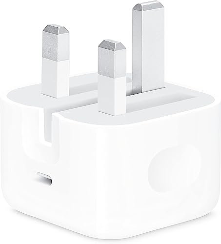 20W USB-C Fast Power Adapter, Efficient Charging, Compatible with iPhone 16 15 14 13 12 11 Pro Max, iPad Air, iPad Pro, Apple Watch, AirPods - Foldable PD Fast Charging for Smartphones & Tablets