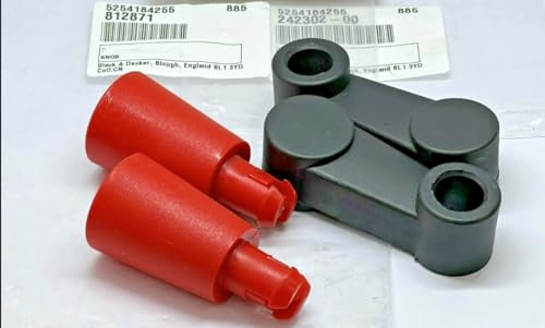 BDTOOLS for 4Pcs Black & Decker Workmate Spares 2 Handle Knob + 2 Arm