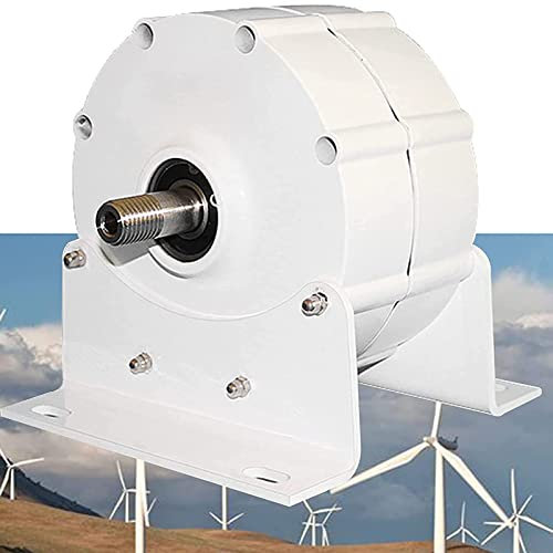 ExoticaBlend Permanentmagnet Generator 12V 24V 48V niedrige Geschwindigkeit 3-Phasen gearless Synchronor Dynamo für Windkraftanlge Wasserturbine,24V-600W
