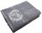 DC DECORATORE HOME & STYLE Luxus Handtuch mit Bestickung - Initialen - Personalisiert - Baumwolle - Elegant - Dusch- und Badetuch - Frottee - Geschenkidee Hochzeit Jubiläum - 70x140cm – Grau