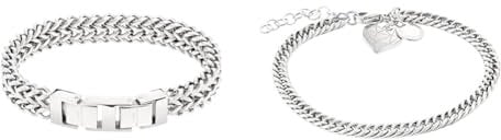 Liebeskind Armband LJ-1000-B-21 Silber & Armband LJ-0854-B-21 Silber