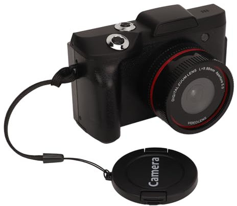 Digital Camera for Photography, FHD 1080P 16MP Anti Shake Vlogging Camera with 16X Digital Zoom, 2.4in Screen, Auto Focus & Fill Light, Compact Camera for Kids, Teens, Beginners