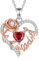 EUDORA Harmony Ball Herz Mutter Tochter Kette für Damen 925 Sterling Silber, Mama Halskette Madre Anhänger Schmuck Muttertag Geschenk für Frauen Mama Mutter Großmutter Ehefrau Tochter, 45cm