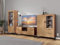 Inter Link - TV Kommode - TV Möbel - TV Konsole - TV Sideboard - 2 Türen - 1 Schublade - 1 Fach - Oak Colori - Vivo 2T1S
