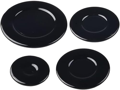 Daaxing Set di 4 Cappucci Universali per Fornelli a Gas - 1 Piccolo (55 mm), 2 Medi (75 mm), 1 Grande (100 mm) Concavo