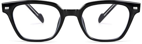 Dollger Blue Light Filter Glasses Women Men Computer Gaming Glasses 99% Blue Light Blocking Glasses Anti-blue light glasses without lenses Black