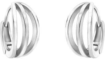 SOFIA MILANI - Damen Ohrringe 925 Silber - Geometrie Creole - E2694