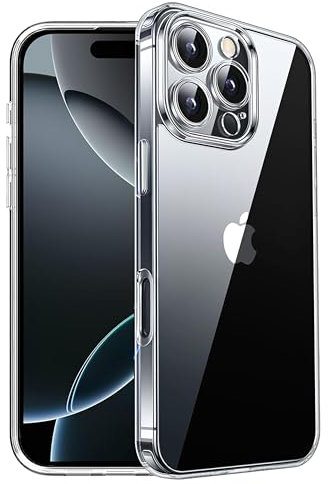 for iPhone 16 Pro Max Case Clear Anti-Yellowing Military Shockproof Protective for iPhone 16 Pro Max Cases Slim Soft Silicone Cover