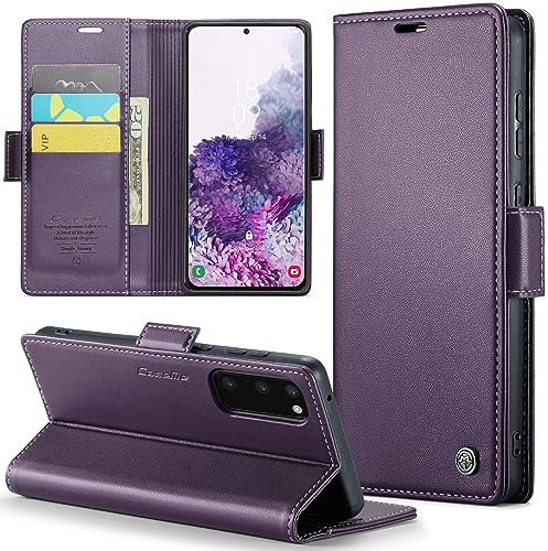 Phernykas Handyhülle für Samsung S20 Hülle Leder,Magnetische Klapphülle mit kartenfach und Standfunktion Smartphone Schutzhülle Lederhülle Galaxy S20 Flip Book Case (Farbe)