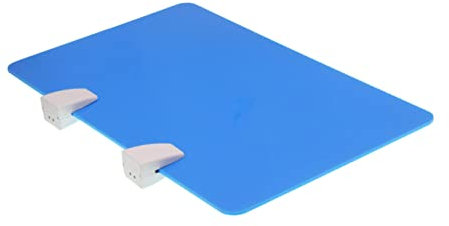 HAPINARY Schreibtisch-Trennwand Büro-Desktop-Schallwand Acryl-Bildschirm-Brett blau