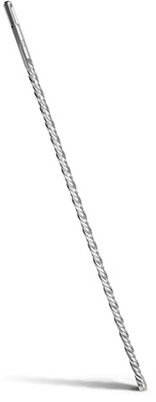 MOXPIFY SDS Plus Bohrer 12x410mm Betonbohrer Steinbohrer Hammerbohrer | 4 Hartmetall Schneiden, Doppelwendel, Naturstein, Steinbohrer lang