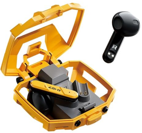 TRANSFORMERS TF-T32 - Auriculares Bluetooth 5.4, auriculares gaming con micrófono, HD Call, controlador de 13 mm, control de volumen