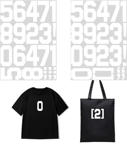3 Inch 3sets 1-10 Number Iron On Heat Transfer Fabric Vinyl DIY for Sport Jerseys T Shirts Clothes Slogan Printing Crafts Decoration (3IN Number - White)