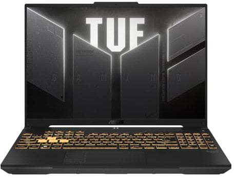 ASUS NOTEBOOK TUF GAMING F16 FX607VU, 16 LED 1920X1200, INTEL I7-13620H, 16 GB DDR5, SSD 1TB NVMEX, NVIDIA RTX4050 6GB GDDR6, WINDOWS 11, WIFI 6, WEBCAM, TAST.RETR.RGB
