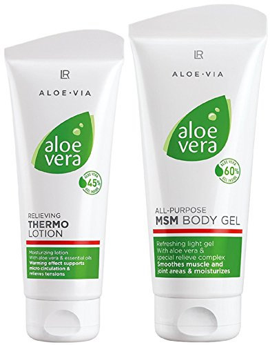 LR ALOE VIA Aloe Vera Vital Set (100 ml Thermolotion und 200 ml MSM Körper Gel)