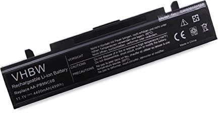 vhbw 1x Batterie Compatible avec Samsung R730, R780, RC408, RC410, RC420, RC508 Ordinateur Portable (4400mAh, 11,1V, Li-ION)