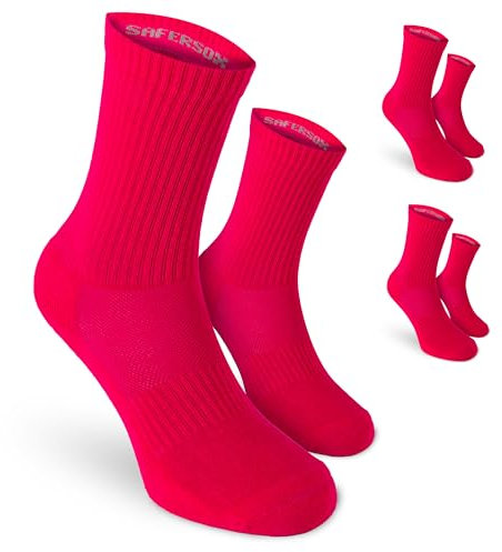 Chaussettes anti-moustiques Safersox, 3 Paires, Rose Fuchsia, 39-42