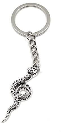 Onwomania - -Schlange Kriechtier Wald Schlüsselanhänger - Metall Glücksbringer ideal als Geschenk z.B. für den besten Freund, die beste Freundin, Mama - Für Männer, Frauen & Kinder