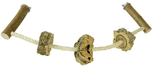 Wellensittich Spielzeug Kletterseil für Vögel in den Größen S und L (S)