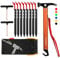 TAGVO Camping Hammer with 8 PCS Aluminum Alloy Tent Pegs and 2 PCS Multifuctional Tent Stakes Puller Set with Storage Bag, Multifunction Aluminum Tent hammer Camping Mallet Portable for Camping