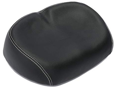 BSTOB Extra breiter Komfort-Fahrradsattel, übergroßer Komfort-Fahrradsitz Mountainbike Soft Pad Sattelsitz Rutschfester wasserdichter Komfort-Fahrradsattel