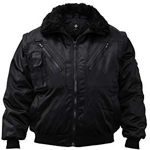 Korntex Pilotenjacke Arbeitsjacke Wasserdicht Winddicht Schwarz - XL