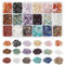 nbeads 1 Box Edelstein Chip Perlen, Kein Loch Sortiertes Natürliches Material Zerkleinerte Unregelmäßige Natürliche Chipsteine Für Die Schmuckherstellung DIY Craft, Mischfarben