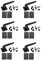 Golden Grace Venus Door Handles on Square Rose in Stunning Matt Black Finish Complete with 64mm Tubular Latch & Ball Bearing Hinges - 6 Set