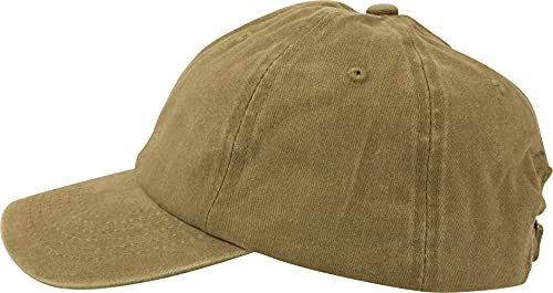 fashionchimp Baseballcap im Vintage Used-Look aus 100% Baumwolle, Unisex Jeans Denim Cap (Helloliv)