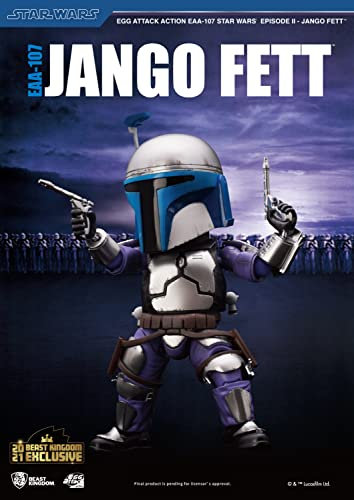 Beast Kingdom Toys Star Wars Episode II Figur Egg Attack Jango Fett BK Exclusive 16 cm EAA-107