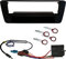 Mascherina adattatore autoradio 1 DIN colore NERO. KIT con chiavette e connettori. Controllare la sezione DESCRIZIONE per vedere la compatibilità veicoli.