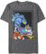 Disney Unisex Aladdin Poster in The Lamp Organic Short Sleeve T-shirt, Melange Black, M