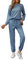 REORIA Damen Tracksuit Langarm Rundhalsausschnitt Einfarbig Zweiteiler Outfit Hoodie Jogger Trainingsanzug Set Sweatshirt & Jogginghose Grau Blau M