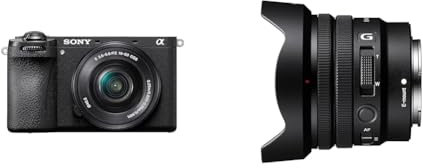 Sony, Cámara Alpha 6700 con Objetivo de 16-50 mm y Sony E PZ 10-20 mm F4 G