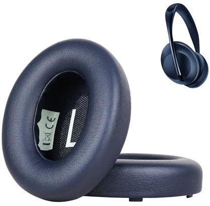 Ersatz-Ohrpolster für Bose NC-700 Kopfhörer mit Geräuschunterdrückung, Ohrenschützer mit weichem Leder und Komfort-Memory-Schaum, zusätzliche Dicke, Nachtblau
