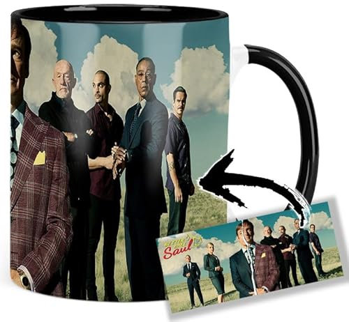 Better Call Saul Bob Odenkirk Tasse Innen & Henkel Schwarz Keramikbecher Mug