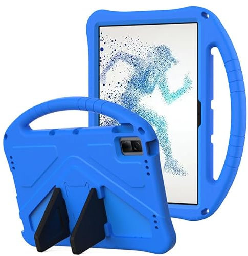 Nikaque Funda para tablet TCL Tab de 11 pulgadas WiFi 9466x3 2023, apta para niños, asa con soporte, cubierta protectora ligera de EVA, color azul