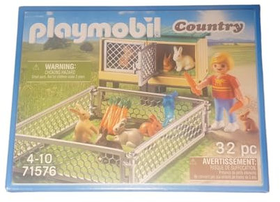 PLAYMOBIL Country Hasenstall mit Freigehege, 71576