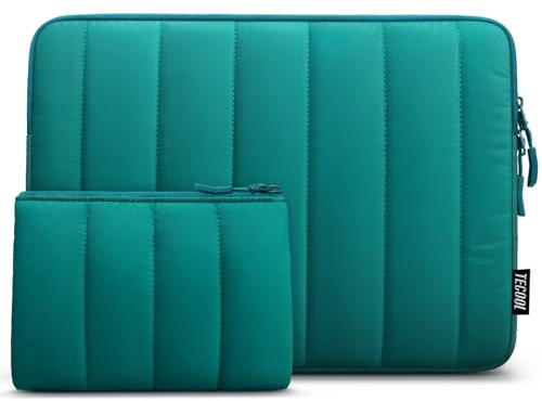 TECOOL Custodia 14 Pollici PC Portatile per 14 Lenovo Ideapad Thinkpad HP Pavilion Elitebook Dell Acer Chromebook 14 Notebook, Macbook Air 15 M4 M3 2024 2025 Borsa Computer Laptop,Teal