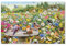 Puzzle 1000 Teile Erwachsene，Blumen und Vögel，Papier Puzzle（38x26cm）-105